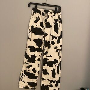 Cow Print Pants size XS